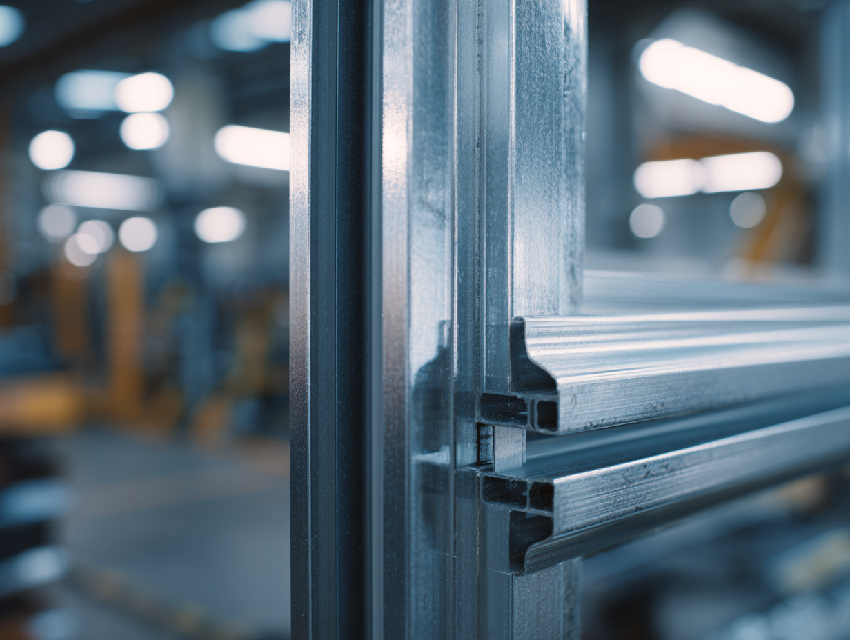 Structural steel framework and façade installation