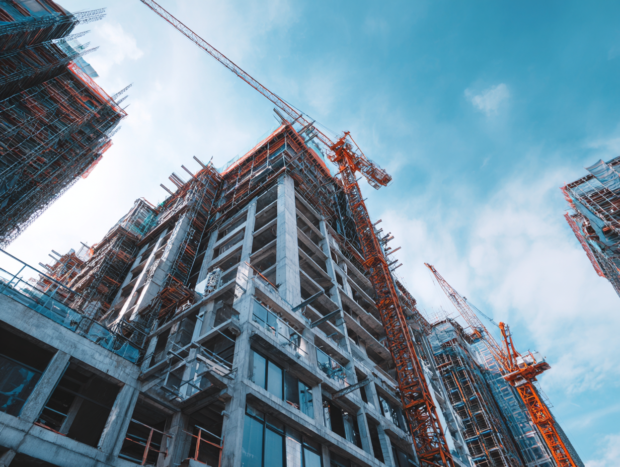 Structural steel framework